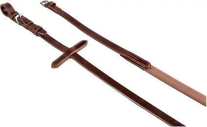 Produktbild von Leder- und Gummizügel für Pferde Equestro