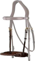 Lederbezogene Nasenriemen für Pferde Dy'on – Bild 1 von 2