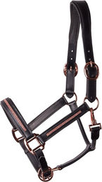 Produktbild von Lederhalfter für Pferde Harry's Horse Metallic