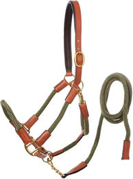 Produktbild von Lederhalfter für Pferde mit Seil Kavalkade Cavo