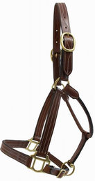 Produktbild von Lederhalfter für Pferde T de T Trippled Stiched