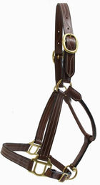 Produktbild von Lederhalfter für Pferde T de T Trippled Stiched