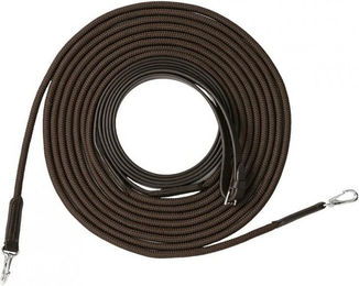 Produktbild von Lederlongierleine für Pferde Riding World - 10 m