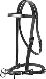 Produktbild von Lederne Westernhalfter für Stute 3-Pfeiler doubliniert Lexhis