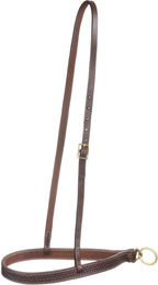 Produktbild von Lederreitpad mit einer Ohr und Messingbeschlägen Pool's