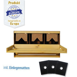 Produktbild von Legenest - Abrollnest - Hühnernest - Holz - 3 Abteilungen - gerade