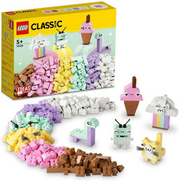 Produktbild von LEGO Classic Idea Teile (Pastellfarben) 11028 Spielzeugblock Geschenk Pädagogisches Kreatives Jungen Mädchen Alter 5+