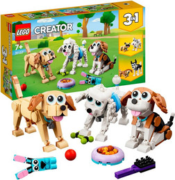 Produktbild von LEGO Konstruktionsspielzeug Creator 3-in-1 Niedliche Hunde