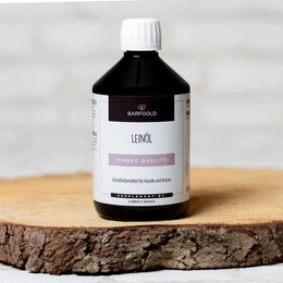 Produktbild von Leinöl, kaltgepresst 500 ml Flasche
