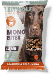 Produktbild von LEITWOLF 80g Mono Bites Hundesnack 24 x 80 Gramm Lamb