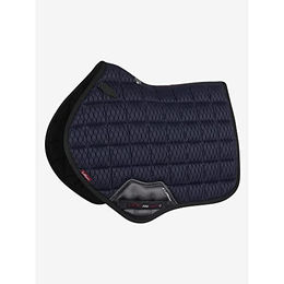 LeMieux Carbon Mesh Air Close Contact Square Sattelauflage Navy L – Bild 1 von 7
