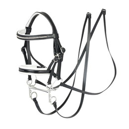 Produktbild von LeMieux Hobby Horse Doppeltrense schwarz