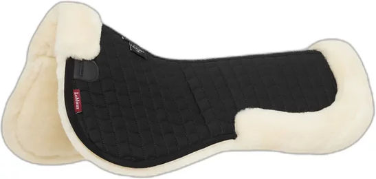 Produktbild von LeMieux Merino+ Halbpolster Schwarz/Natur Größe L