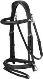 LeMieux Reithalfter aus Leder Schwarz - 1 Stk. – Bild 1 von 5