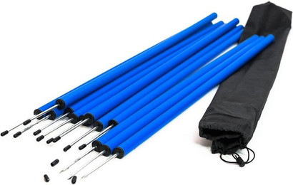 Produktbild von Lemodo Hundetrainingsset 12 Slalomstangen