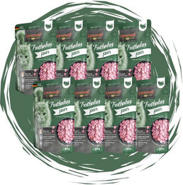 Leonardo Catfood Leonardo Frischebeutel Bundle - 8x85g verschiedene Sorten im Mixpaket Truthahn Pur, Nassfutter für: Katzen – Bild 1 von 5