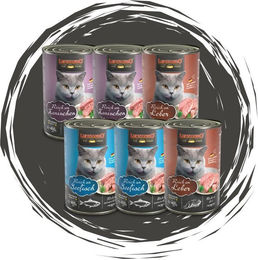 Leonardo Catfood Nassfutter Abenteuer Mix - Kaninchen, Leber & Seefisch 6x400g, Nassfutter für: Katzen – Bild 1 von 5