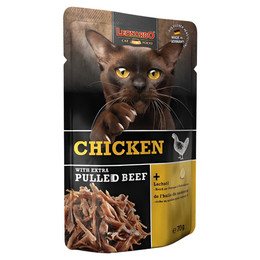 Produktbild von Leonardo Chicken mit extra pulled Beef - 32 x 70 g