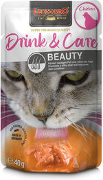 Produktbild von Leonardo Drink & Care Beauty Chicken 20x 40g