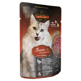 Produktbild von Leonardo Fasan mit Cranberry Katzenfutter - 16 x 85 g