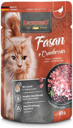 Produktbild von Leonardo Finest Selection Fasan und Cranberries 16x85g