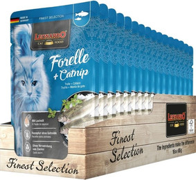 Produktbild von LEONARDO Finest Selection Forelle Catnip 16 x 85 g