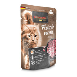 Produktbild von Leonardo Fleischmenü Nassfutter für Katzen - 16 x 85 g