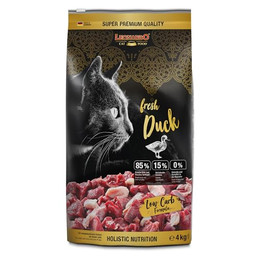 Produktbild von LEONARDO Fresh Duck & Poultry Katzenfutter - 4 kg
