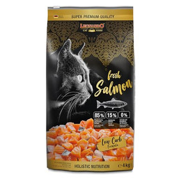 Produktbild von LEONARDO Fresh Salmon & Poultry Katzenfutter Trockenfutter - 4 kg