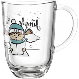 Produktbild von LEONARDO Geschirr Glastasse Engel - 380 ml