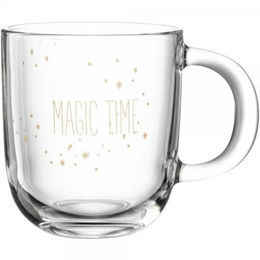 Produktbild von LEONARDO Geschirr Glastasse Magic Time - 400 ml