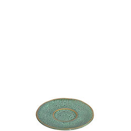 LEONARDO Geschirr Keramikuntertasse MATERA 11 cm grün 4er-Set – Bild 1 von 6