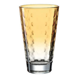 LEONARDO Geschirr Trinkglas OPTIC apricot - 6 x 300 ml – Bild 1 von 3