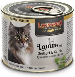 Produktbild von Leonardo Lamm mit Geflügel & Kürbis - 6 x 200 g