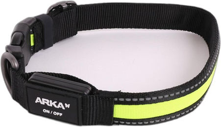 Produktbild von Leuchthalsband für Hunde aus Nylon mit USB Arka Haok