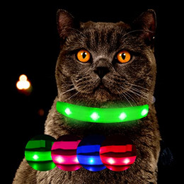 Produktbild von Leuchthalsband für Katzen LED mit USB-Aufladung - 1 Stk.