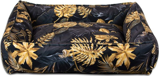 Lex & Max Dubai – Hundebett – 70 x 55 cm – Schwarz/Gold – Bild 1 von 5