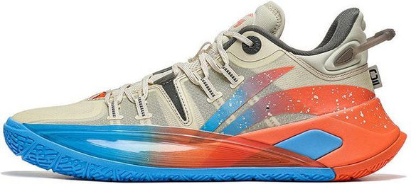 Produktbild von Li Ning CJ-2 Dream Rutschfeste Verschleißfeste Low-Top Basketballschuhe Herren Sneaker Knochenweiß ABAS001-9 45