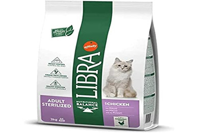 Produktbild von Libra Cat Sterilized Huhn Trockenfutter für Katzen - 3 kg