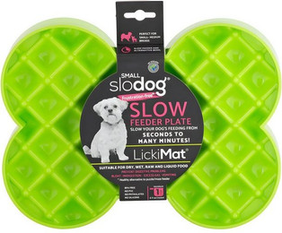 Produktbild von LickiMat Antischlingnapf Mini Slodog grün