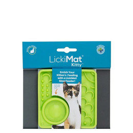 Produktbild von LickiMat Kitty Futtermatte für Katzen grün