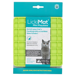 Produktbild von LickiMat Mini Playdate Katzenspielmatte grün