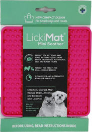 LickiMat Mini Soother - Rosa – Bild 1 von 2