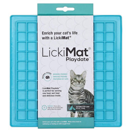 Produktbild von LickiMat Playdate Cat türkis