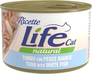Produktbild von Life Cat "Le Ricette" 4 x 150 g - Thunfisch mit Weißfisch