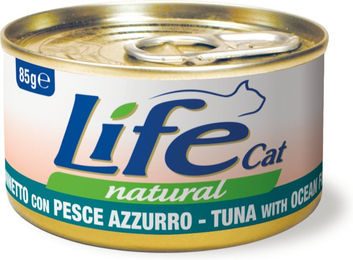Produktbild von Life Cat Natural Adult 6 x 85 g - Thunfisch mit Meeresfisch