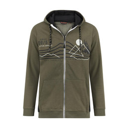 Produktbild von Life-Line Herren Fleecejacke Edu Oliv