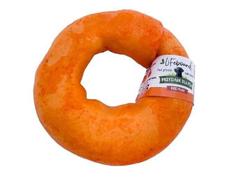 Produktbild von Lifebound Kauknochen aus Kalbsleder, kleiner Ring - 10 x 8,9 cm