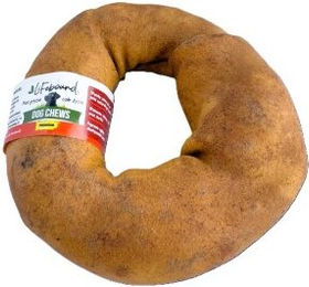 Produktbild von Lifebound Kauknochen aus Kalbsleder, kleiner Ring - 10 x 8,9 cm