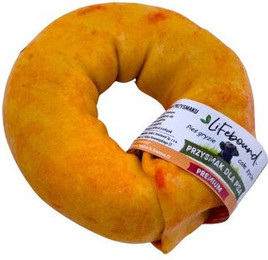 Produktbild von Lifebound Kauknochen aus Kalbsleder, kleiner Ring - 10 x 8,9 cm